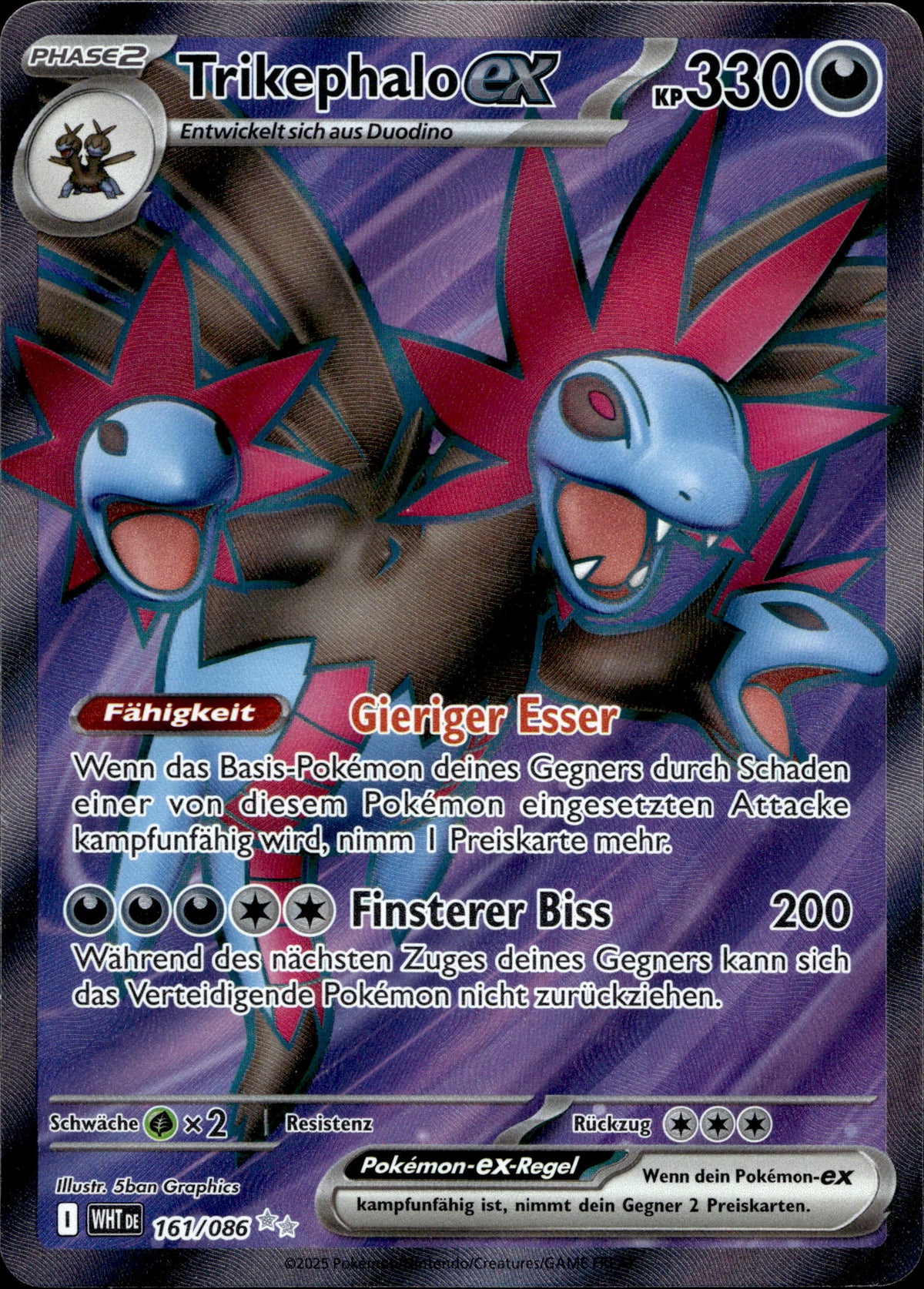 Trikephalo ex 161/86 Deutsch – Vorderseite