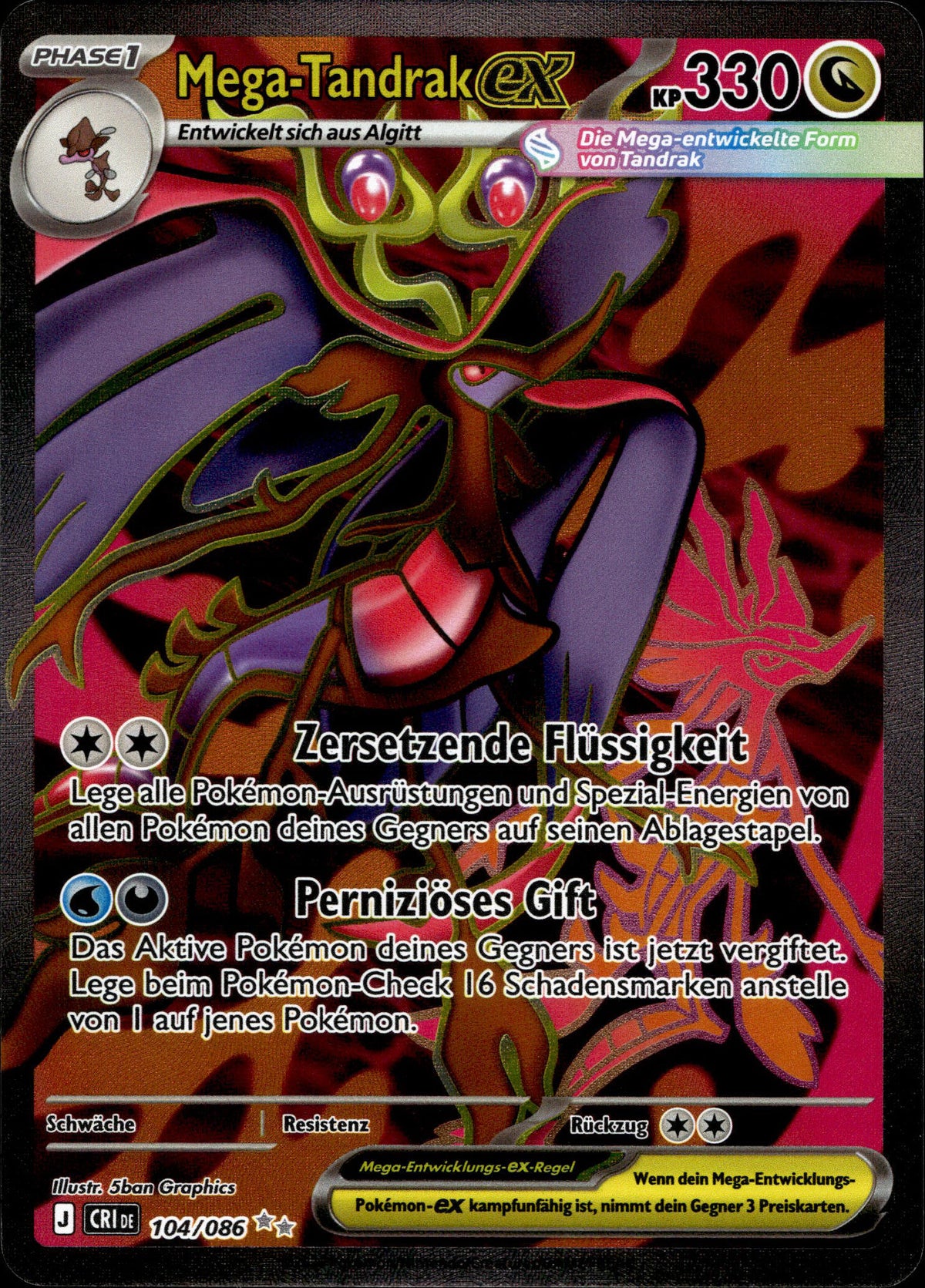 Mega-Tandrak ex 104/86 Deutsch – Vorderseite