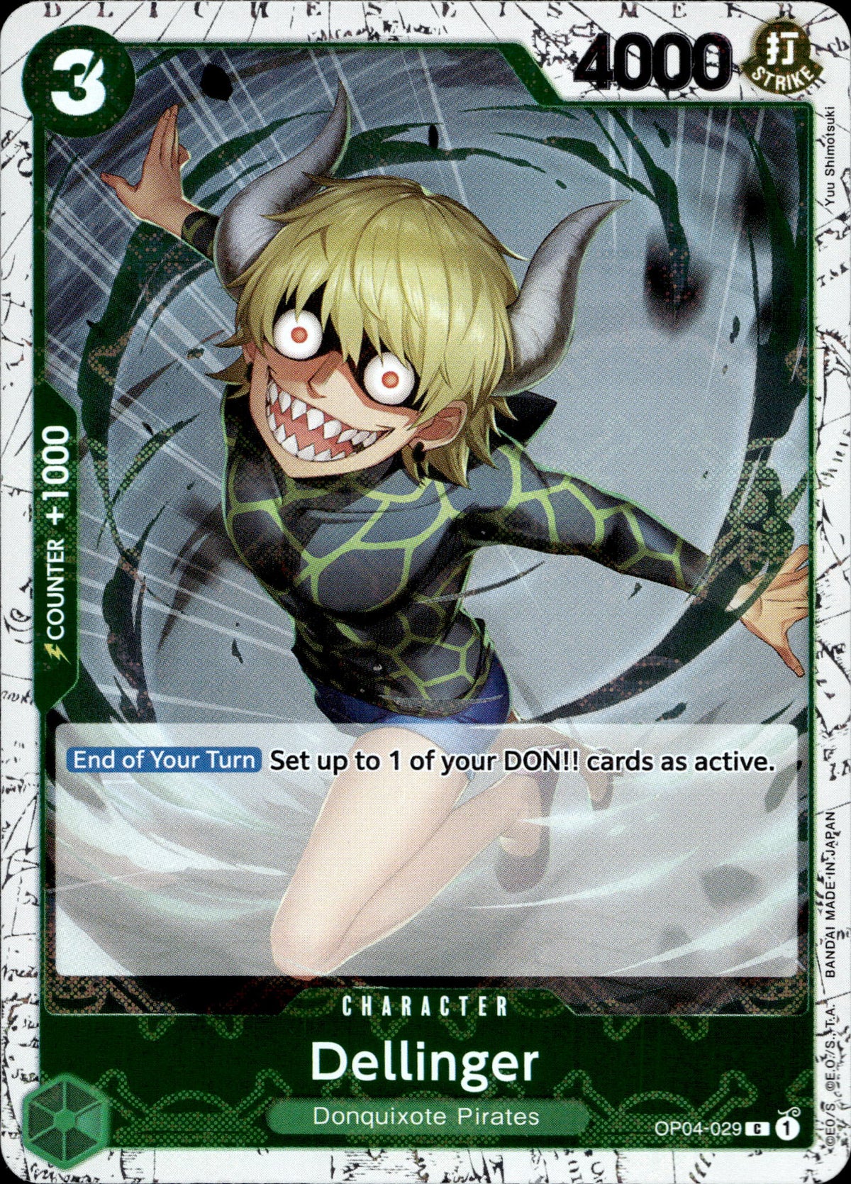 Dellinger OP04-029 Englisch – Vorderseite