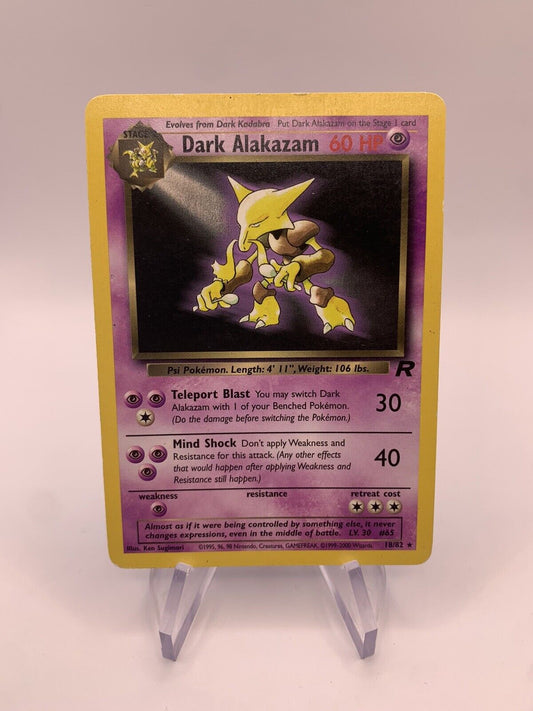 Pokemon Card Dark Simsala 18/82 English