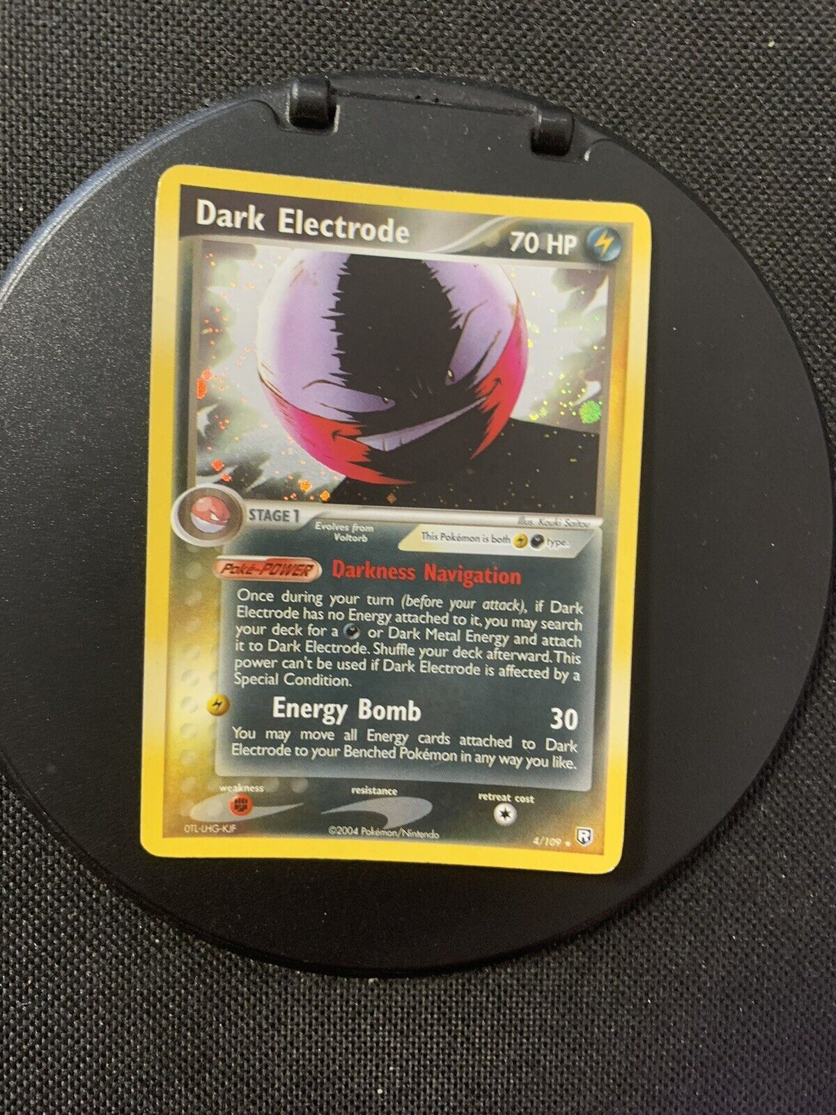 Pokemon Karte Holo Dunkles Lektroball 4/109 Rocket Return Englisch