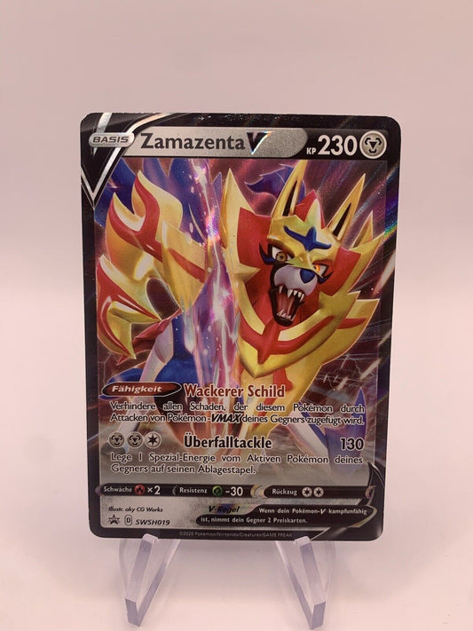 Pokémon Card V Promo Zamazenta SWSH019 German
