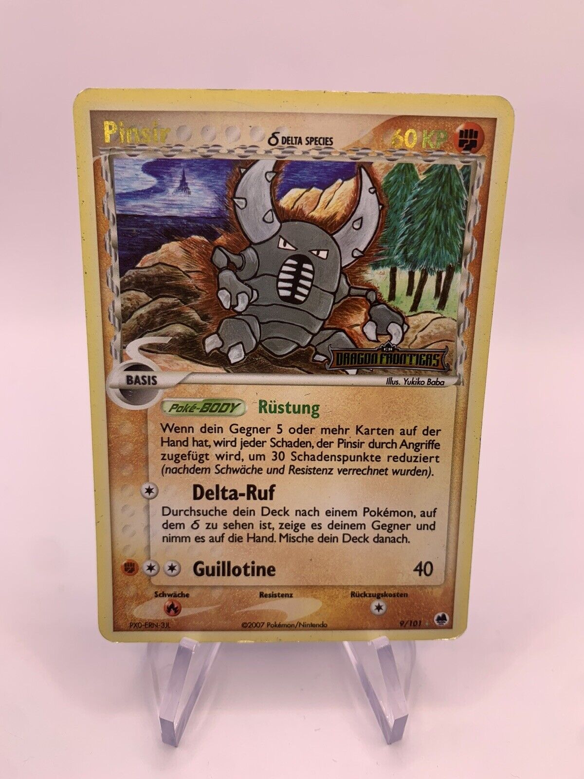Pokemon Card Delta Species Reverse Pinsir 9/101 German