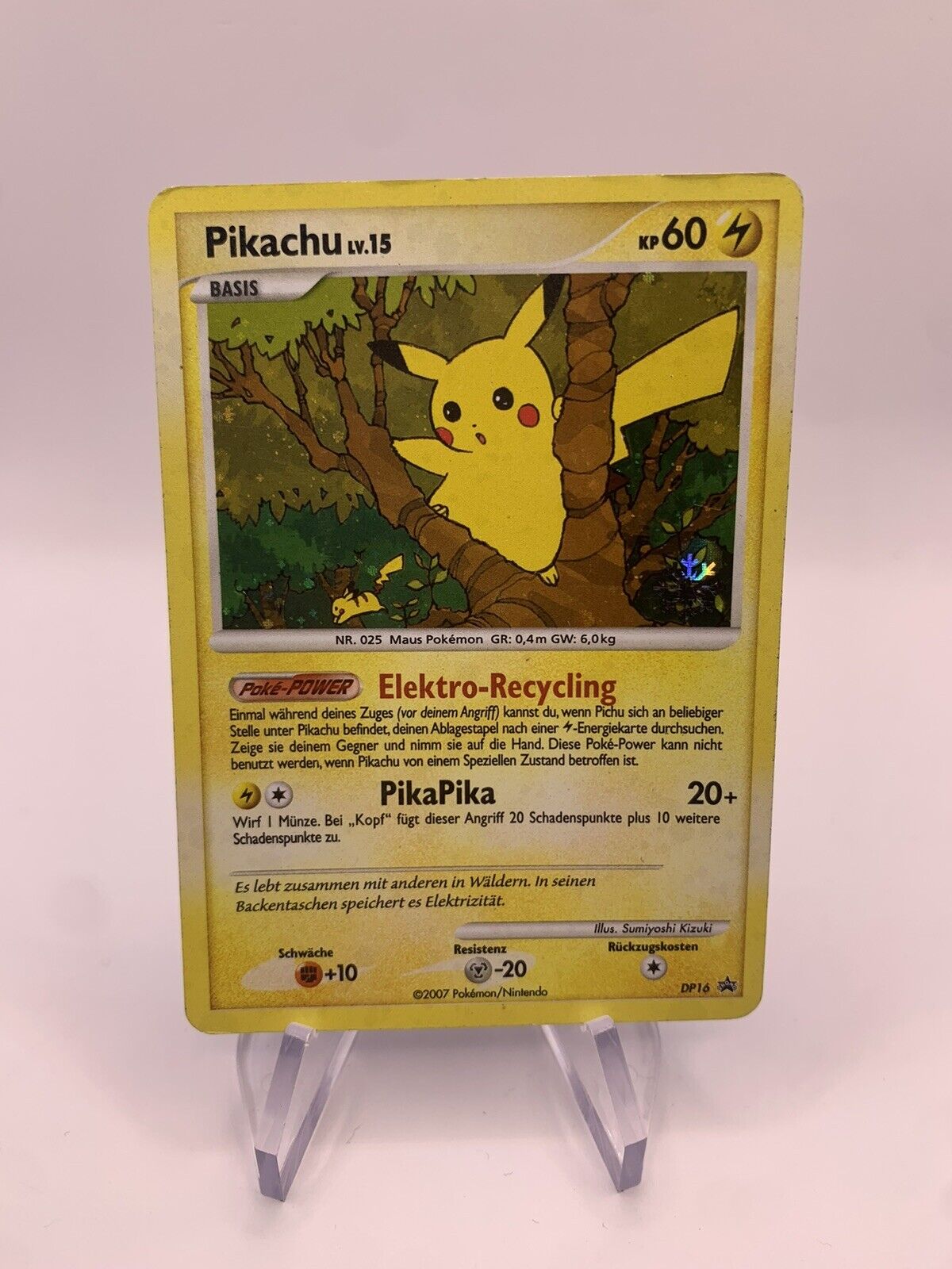 Pokemon Karten Holo Promo Pikachu DP16 Deutsch