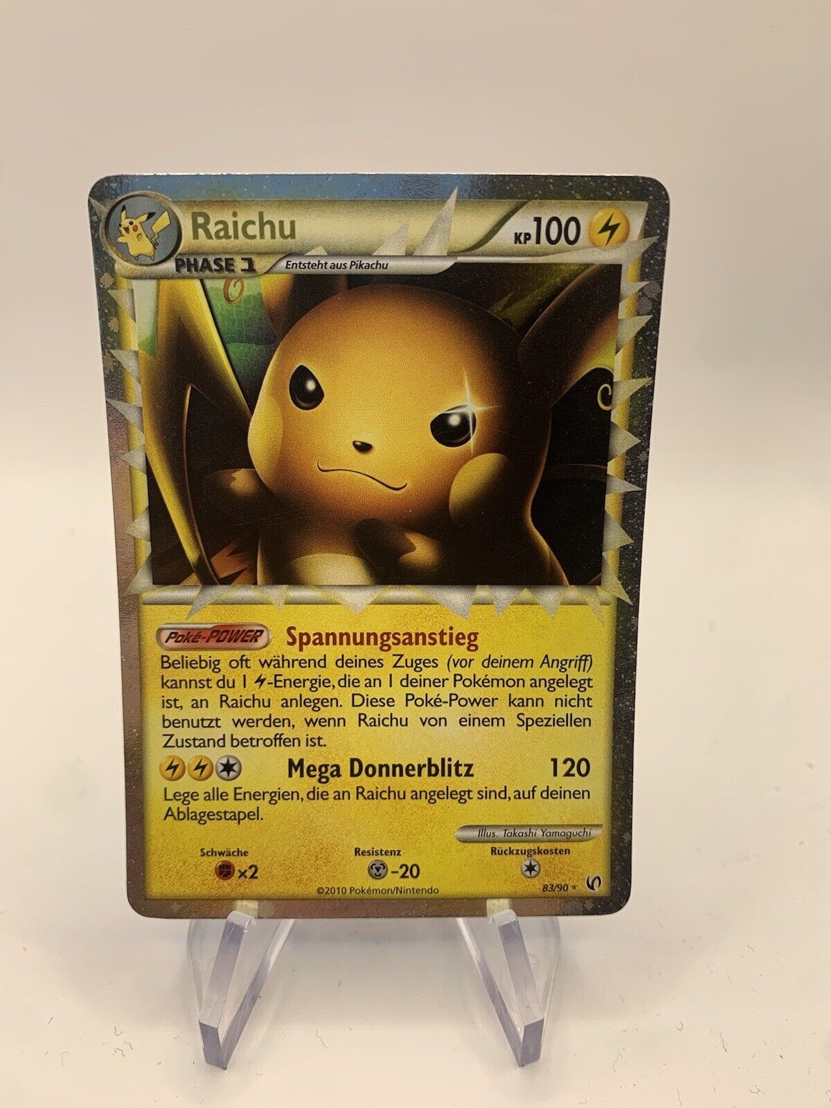 Pokemon Karten Prime Raichu 83/90 Deutsch