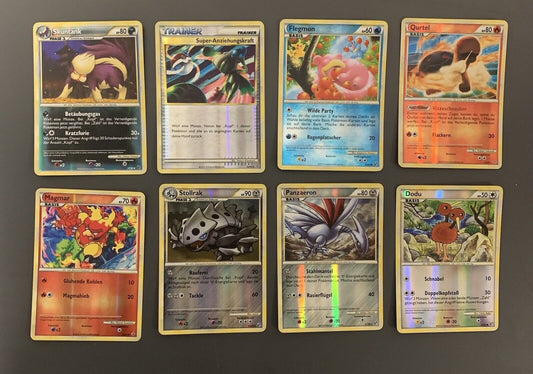 Pokemon Cards Reverse Holo Bundel Hearth Gold Soulsilvet