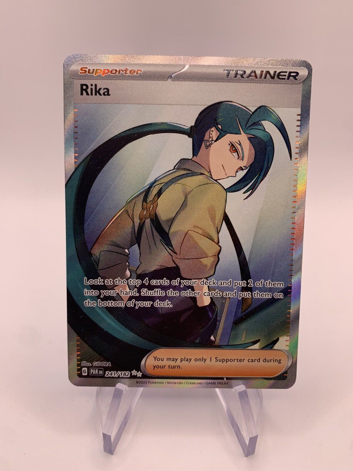 Pokémon Karte Trainer Rika 241/182 Englisch