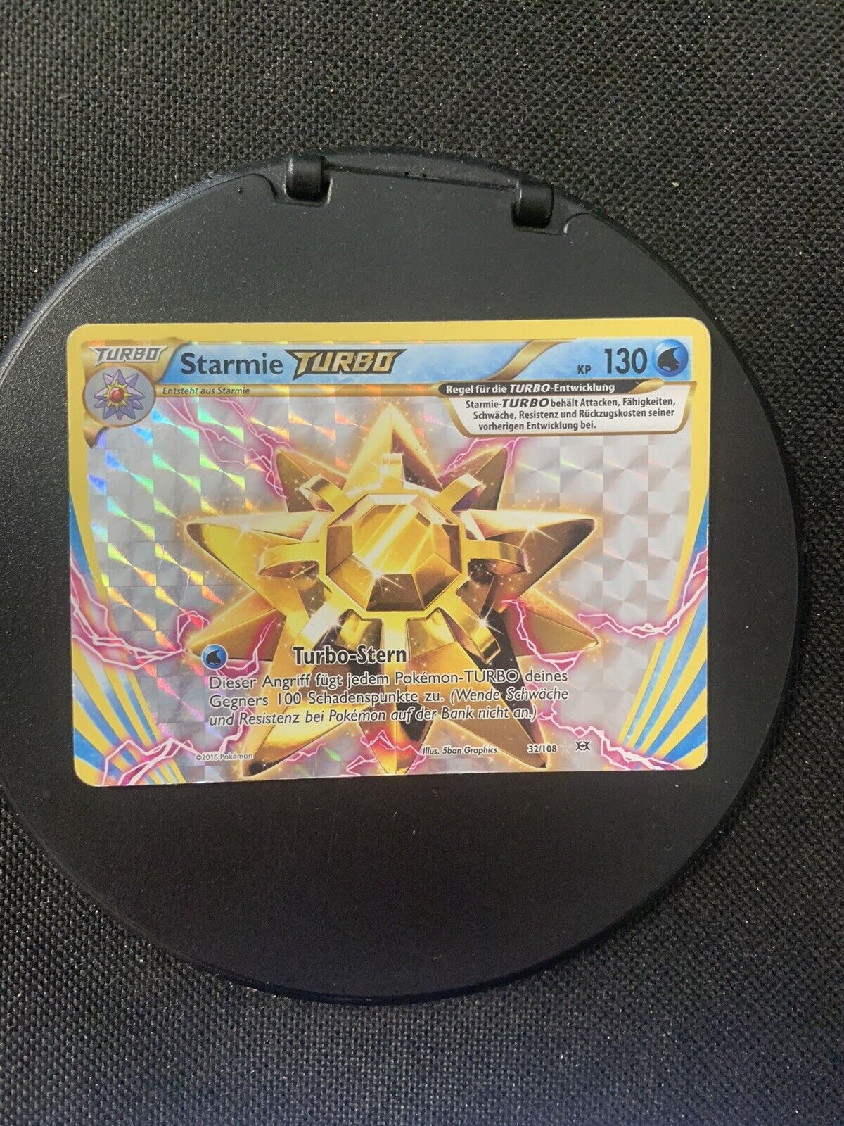 Pokémon Karte Starmie Turbo 32/108 Deutsch