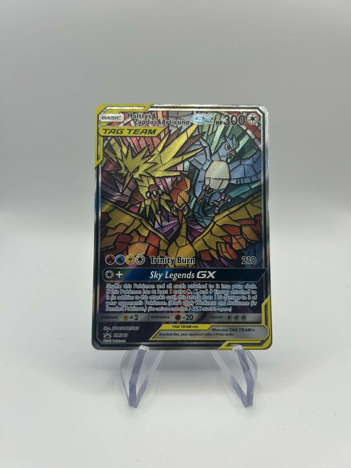 Pokemon Card - Promo / Moltres &amp; Zapdos &amp; Articuno GX SM210 - Hidden Fates - EN