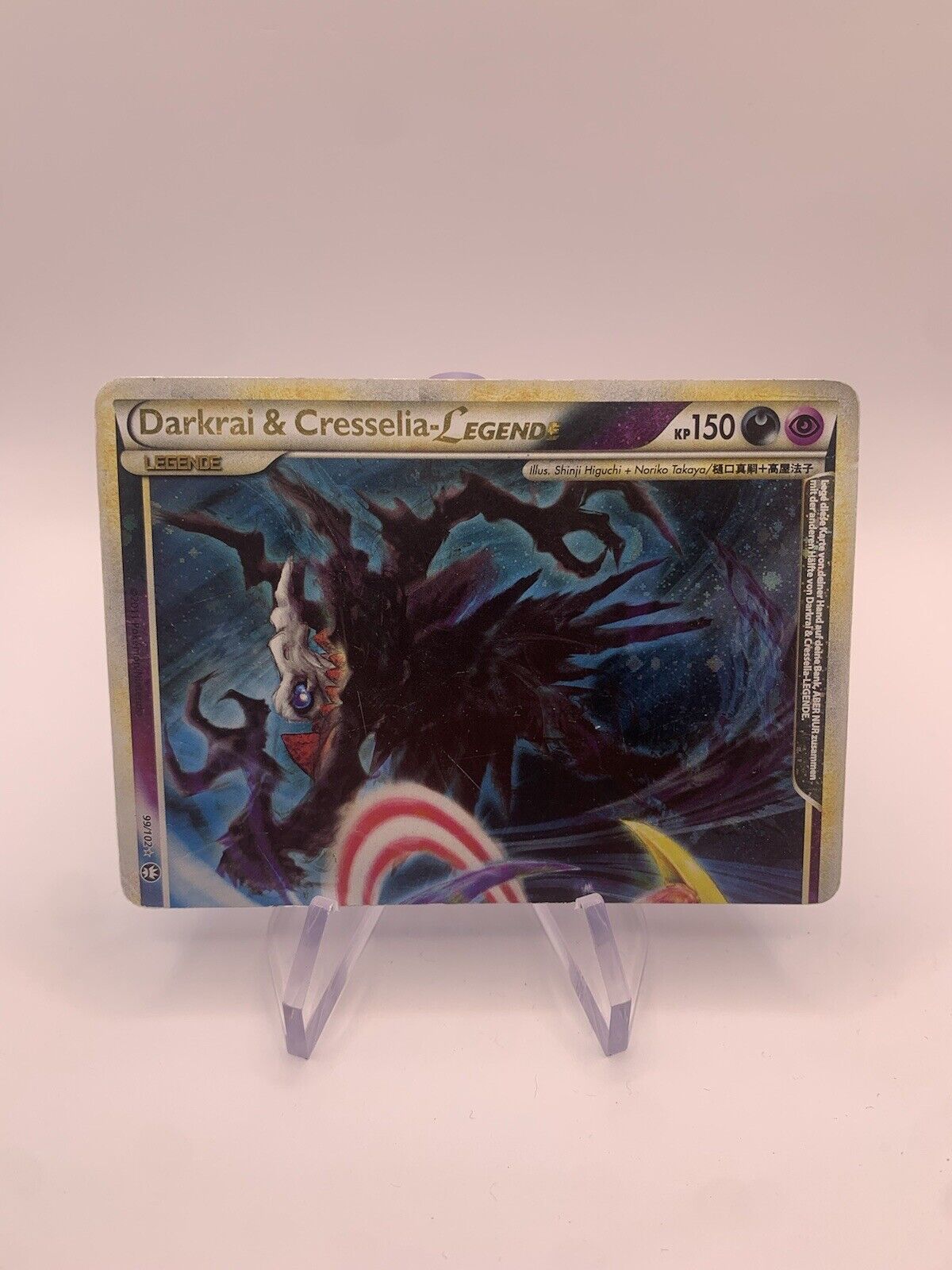 Pokémon Card Legends Darkrai &amp; Cresselia 99/102 German