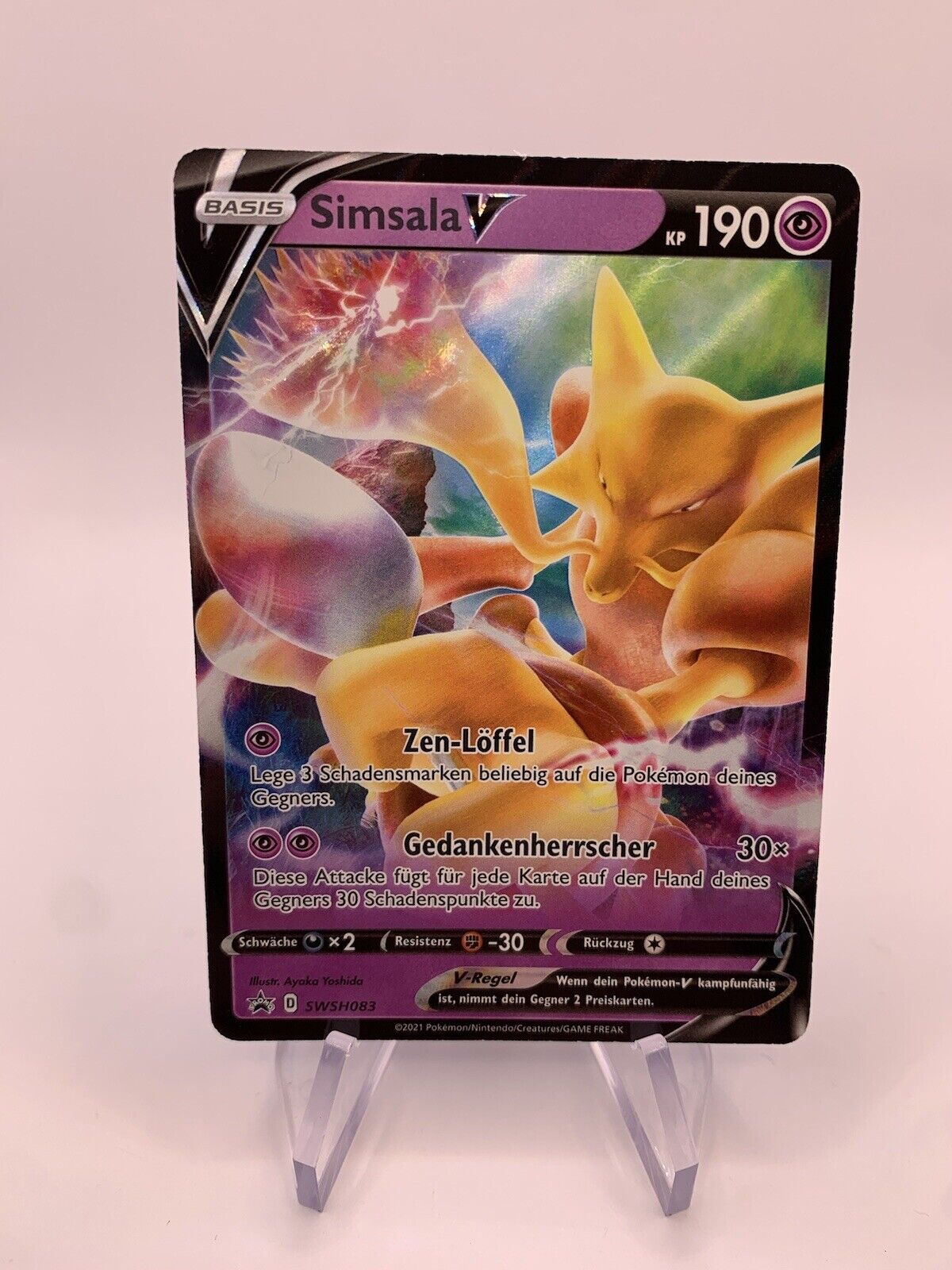 Pokémon Karte Promo Alakazam SWSH083 Deutsch